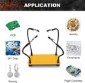 XYK Helping Hands Soldering Station, Soldering Kit, Third Hand Soldering Tool 4 Flexible Arms Helping Hands for Electronic Repair Soldering
