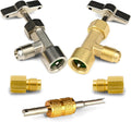 Lu-Hawk R134A Adapter Kit, Self-Seal & Puncture Can Taps, Core Tool Lu-Hawk R134A Self-Sealing, and Single Puncture Can Taps, with Valve Core