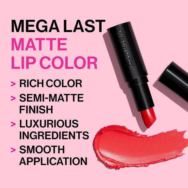 Wet N Wild Mega Last Matte Lip Color, Semi Matte Hyaluronic Acid Infused, Long Lasting Full Coverage for a Nourishing Pout, Cruelty-Free & Vegan -