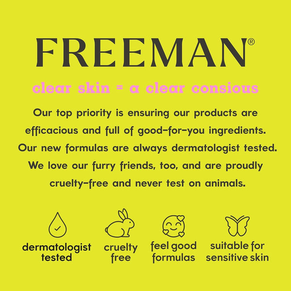 Freeman Anti-Stress Clay Mask, Dead Sea Mineral Face Mask, Lavender & Sea Salt Balance & Calm Skin, Unclog Pores, Facial Mask for All Skin Types,