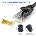 Cat 6 Ethernet Cable 6 Ft 2 Pack, Cat 6 Cable Outdoor&Indoor, High Speed 10Gbps Internet Network Cable, Cat6 Ethernet Patch Cable Long, Computer