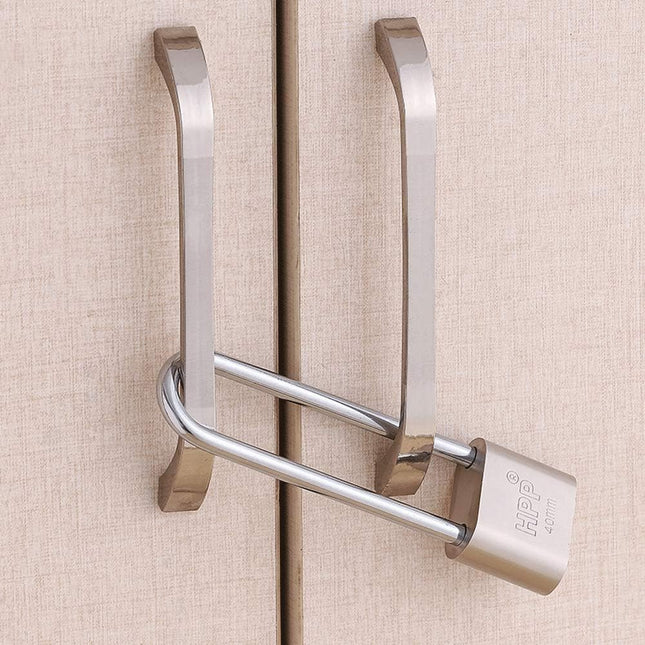 Long Lock Beam Bike Padlock Anti-Theft Door Cabinet Drawer Gate Lock with Keys Lock Long Beam Gym Locker Locker Padlock 