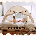 Twin Bed Tent Canopy for Kids Toddler Tents Indoor Bed Bunk Sleep Tents | Twin Size Bed Tent Dream Playhouse Privacy Blackout Portable Drafty Room