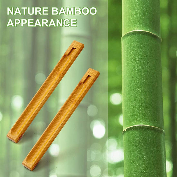 Bamboo Wood Incense Holder for Sticks with Adjustable Angle, Incense Burner with Ash Catcher, 9.8 Inches 1