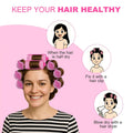 36-Pack Soft Foam Hair Rollers for Overnight Styling - Flexible Sponge Curlers for Frizz-Free, Damage-Free Curls (Pink, 0.98 Inch) 2.8x0.98inch-Pink