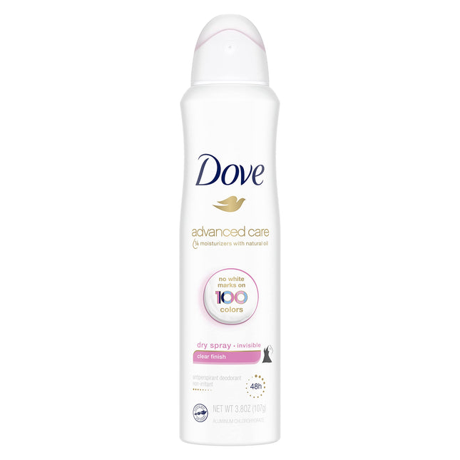 Dove Advanced Care Invisible Dry Spray Antiperspirant Deodorant No White Marks o