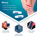 Heel Cups for Achilles Tendonitis & Plantar Fasciitis - 2 Pack Gel Shoe Inserts for Heel Pain Relief, Arch Support, for Women & Men 2-pack Blue