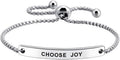 SOUSYOKYOSAM Cuff Bracelets for Women, Fashional Jewelry for Girl Her, Inspirational Gifts for Women