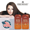 First Botany, Hair Growth Shampoo Conditioner Set - An Anti Hair Loss Biotin Shampoo & Conditioner with DHT blockers to fight Hair Loss For Men &