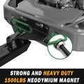 Magnetic Hitch Pin, Lawn Mower Trailer Hitch Pins 1/2 Inch - Strong Heavy Duty Magnet Trailer Gate Pin for Mowers, Lawn Tractors, Towing Cargo,