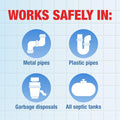 Drano Balance Drain Clog Remover and Cleaner, Non-Corrosive Formula, Safe on All Pipes and Septic Tanks, Formulated Using Only Essential
