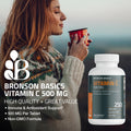 Bronson Vitamin C 500 MG Supports a Healthy Immune System & Antioxidant Protection, Non-Gmo, 250 Vegetarian Tablets