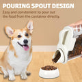 Dog Food Storage Container, Pet Food Container with Airtight Pour Spout, Cat Food Storage Container with Measuring Cups, Portable Pet Food
