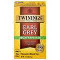 Twinings Decaffeinated Earl Grey Black Tea Individually Wrapped Bags, 20 Count (Pack of 1), Flavoured with Citrus and Bergamot, Enjoy Hot or Iced,