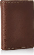 Timberland Men'S Genuine Leather Rfid Blocking Trifold Wallet, Brown, One Size