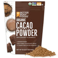 BetterBody Foods Organic Cacao Powder, Rich Chocolate Flavor, Non-GMO, Gluten-Free, Cocoa, 16 ounce, 1 lb bag 16 Ounce (Pack of 1)