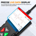 YA-201 Obd2 Scanner, Full OBD2 Modes Check Engine Code Reader After 1996 All OBDII/EOBD/KOBD/CAN Cars, O2 Sensor EVAP Systems, Battery Test,Live
