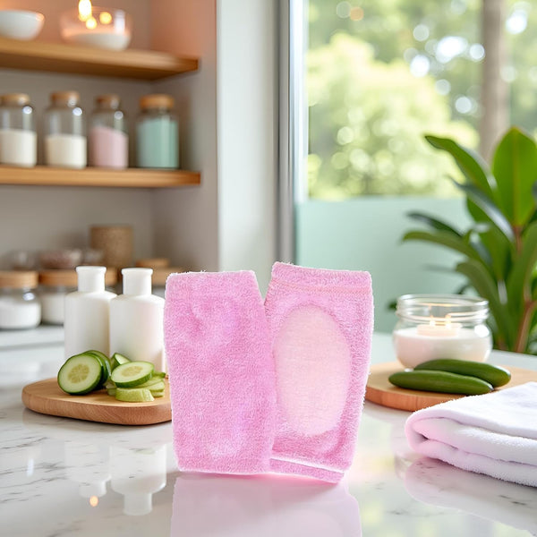 1Pair Pink Elbow Moisturizing Sleeve,Elbow Gel Cover Heel Socks Elbow Sleeves Elbow Pads for SPA Moisturizing Dry Cracked Skin Care for