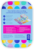 Welly First Aid Kit - Adhesive Bandages in Flexible Fabric and Waterproof, Singe Use Ointments (Triple Antibiotic, Cleansing Wipes and