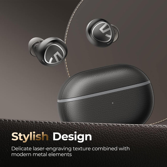 Soundpeats Free2 Classic Wireless in Ear Earbuds, 30Hrs Playtime Headphones, Bluetooth V5.1 Earphones, Built in Mic for 