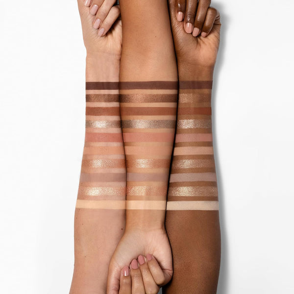 e.l.f. Perfect 10 Eyeshadow Palette, Ten Ultra-pigmented Shimmer & Matte Shades, Vegan & Cruelty-Free, Keep It Ethereal Keep It Ethereal 0.45
