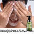 Mens Face Wash Foaming Cleanser for Men Vitamin B5 Deep Pore Cleansing for Acne, Oily, Sensitive, all Skin Types Soap-Free Fragrance-Free