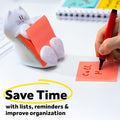 Post-it Note Dispenser, White Cat Design, 1 Dispenser, 1 Pad, 45 Sheets 1 Count