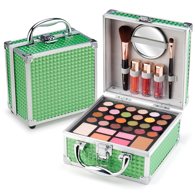 Color Nymph Beginner Makeup Kit for Teens with the Small Cosmetic Train Case Inc