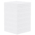 Orighty Microfiber Cleaning Cloth - 24 Pack, White Cleaning Rags 12x11 inch White 24 Pack
