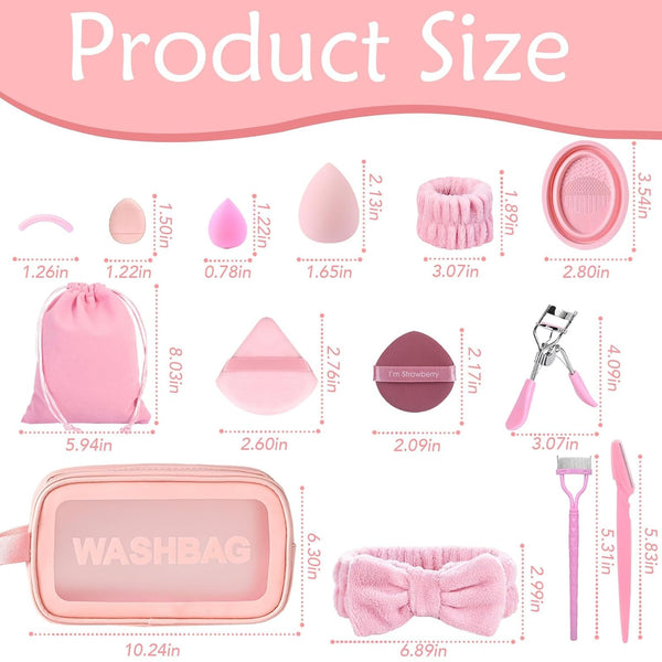 Makeup Brush Set, 48Pcs Makeup Brushes Set Professional Kit for Beginner, Premium Synthetic Foundation Concealers Powder Eye Shadows Blush Make up