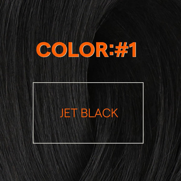 Full Shine Weft Hair Extensions Human Hair Jet Black Straight Human Hair Bundles For Women Sew In Hair Extensions Real Hair Weft Extensions Soft