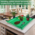 2 PCS 27 "X 27" Repotting Mat for Indoor Plant Transplanting and Mess Control Thickened Waterproof Potting Tray Foldable Succulent Potting Mat