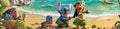 Ceaco - Thomas Kinkade Disney Lilo & Stitch 1000 Piece Jigsaw Puzzle, Premium Recycled Board, Made in USA, Includes Full-Color Poster, 26.75 x