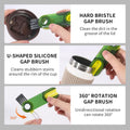 3 in 1 Cup Lid Gap Cleaning Brush Set, Multifunctional Insulation Bottle Cleaning Tools, Mutipurpose Tiny Silicone Cup Holder Cleaner, Home