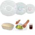 3rd Upgraded Plastic Bowl Covers, 100PCS Bowl Lids for Bread Proofing, 3 Sizes Plastic Covers for Bowls with Elastic, Food Grade Safe Material