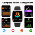 Fitness Tracker Watch with Heart Rate, Activity Tracker, Pedometer Watch Black