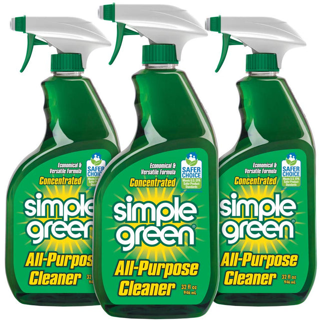 Simple Green AllPurpose Cleaner, 32 Fl Oz (Pack of 3), Original Original 32 Fl Oz (Pack of 3)