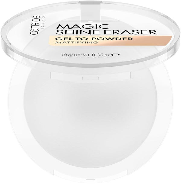 Catrice Magic Shine Eraser Gel-To-Powder, Instant Mattifying Setting Powder | Blurs Pores & Imperfections, Lightweight, Controls Shine,