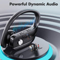 Wireless Earbuds Bluetooth Headphones 48Hrs Play Back Sports Earphones with LED Display Built in Mic Deep Bass Stereo in Ear Waterproof Headset