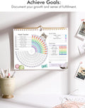 Daily Habit Tracker with Sticker Habit Tracker Calendar Habit Journal with Spiral Binding 11.69 * 8.27
