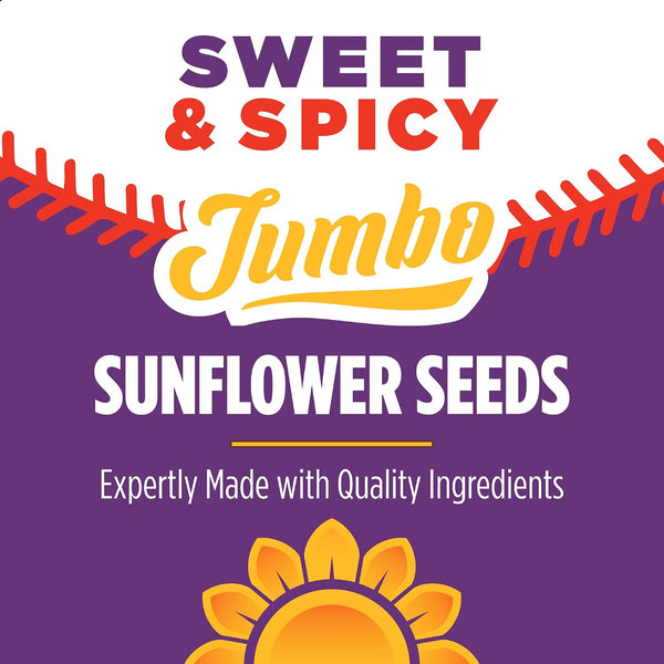 Aaron Judge Limited Edition DAVID Seeds, Sweet & Spicy Jumbo Sunflower Seeds, Bold Flavor, 8g Protein per Serving, 5.25 oz Sweet and Spicy Jumbo