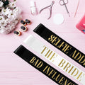 LEIFIDE 10 Pack Bride and Bridesmaid Sash Set Wedding Bachelorette Funny Team Gifts Sash Decorations for Woman Bride Bridesmaid of Honor Party