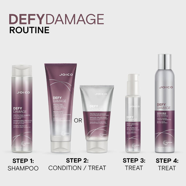 Joico Defy Damage Protective Shield | For Damaged, Color-Treated Hair | Protect Against UV & Thermal Damage | Strengthen Bonds & Preserve Hair
