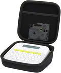 khanka Hard Case for Brother P-Touch PT-D210 PTD220 Home/Office,Black | EVA Hard Shell, Mesh Pocket Accessory Storage, Impact Resistant