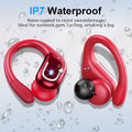 Wireless Earbud, 75Hrs Bluetooth 5.4 Headphones IP7 Waterproof for Sport, Running Wireless Earphones with ENC Noise Canceling Mics, Deep Bass over