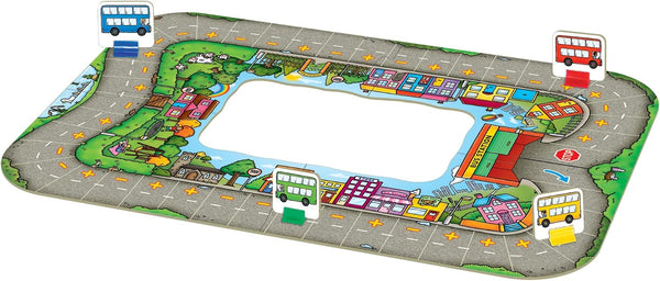 Orchard Toys Moose Games Bus Stop Game. A Fun Introduction to Addition and Subtraction. Pick up and Drop Off Passengers on Your Bus. for Ages 4-8