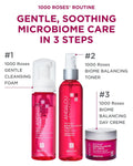 Andalou Naturals 1000 Roses Gentle Cleansing Foam | Foaming Face Wash with Rose Stem Cells & Organic Aloe Leaf Juice | Hydrating Daily Cleanser