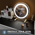 K KNODEL Large Office Leather Desk Mat, Mouse and Keyboard Pad, Computer and Laptop Mat, Desktop Protector and Cover, Writing Pad and Blotter