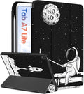 For Samsung Galaxy Tab A7 Lite Case 8.7 Inch Cute Women Girls Kids Folio Cover Teens Astronaut Design Unique with Pencil Holder Auto Sleep/Wake