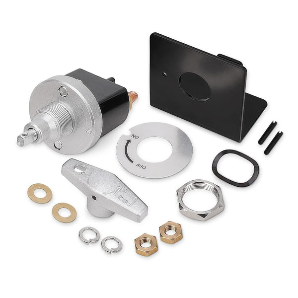 500A High Current 12V-36V Battery Cut Off Switch with Lock-Out Plate, Replace 20247, Waterproof Master Battery Disconnect Switch Fixed Handle